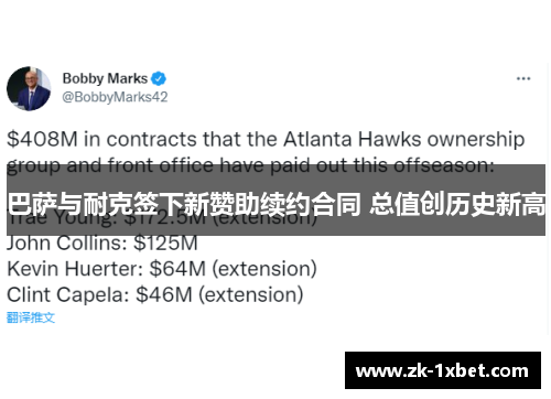 巴萨与耐克签下新赞助续约合同 总值创历史新高